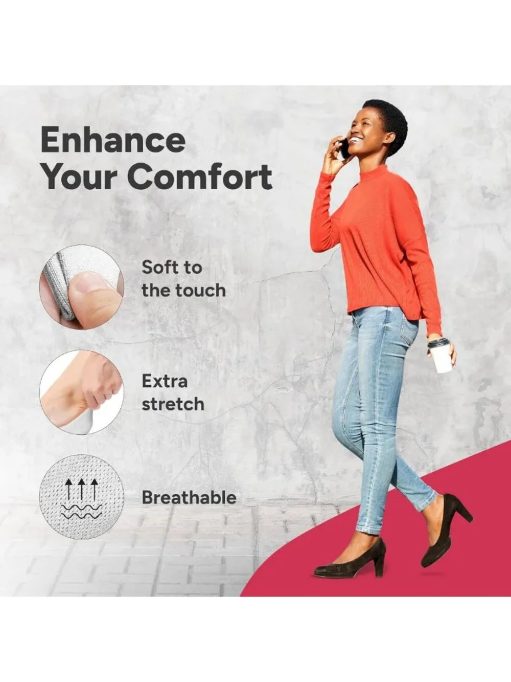 Invisible No Show Socks for Women, Non-Slip Low Cut Liner, Soft & Stretchable